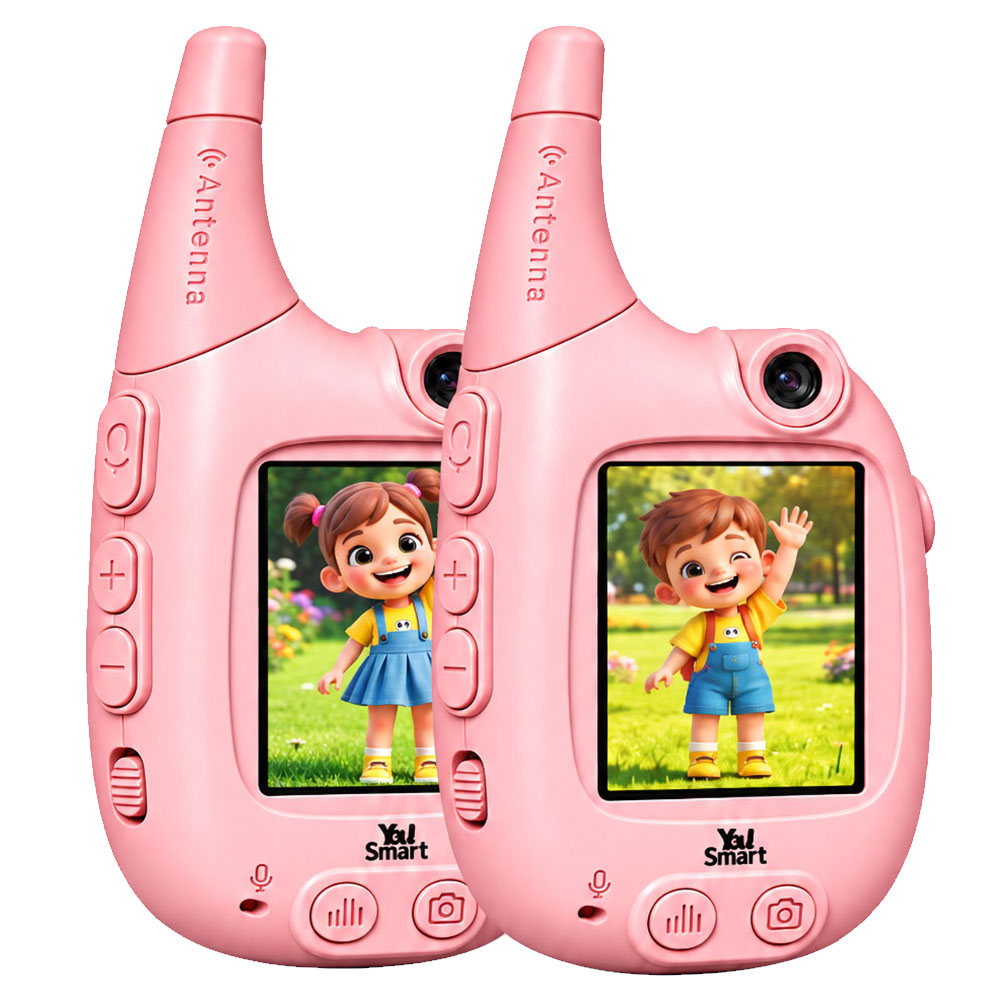 You Smart İnternetsiz Görüntülü Çocuk Telsizi 2'li Set Pembe AL01.P